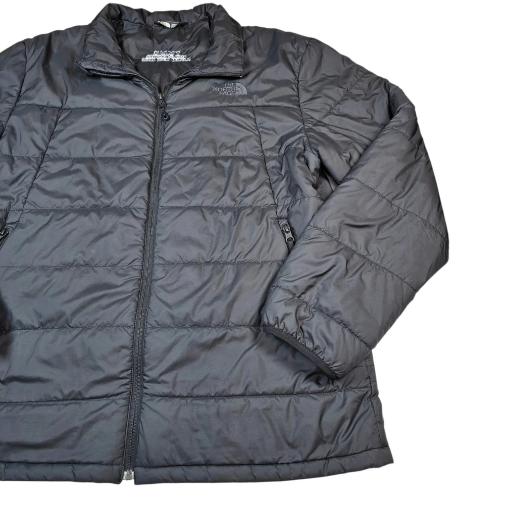 The North Face Men's Poly Fill Softshell Black Puffer Jacket Coat, Size XL, LOGO